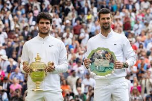 Carlos Alcaraz beats Novak Djokovic to win Wimbledon men's title