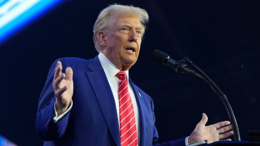 Donald Trump speaks at America Fest Donald Trump speaks at America Fest