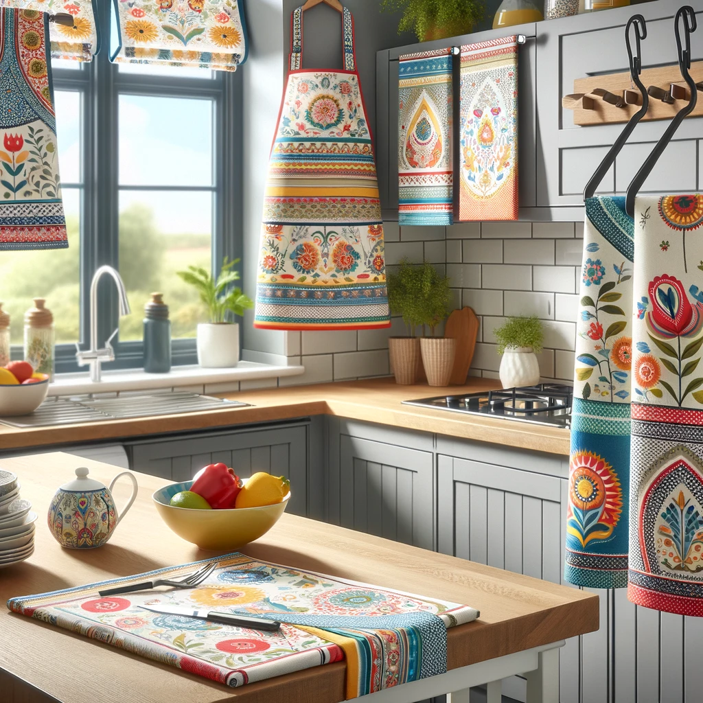 Printed Kitchen Textiles